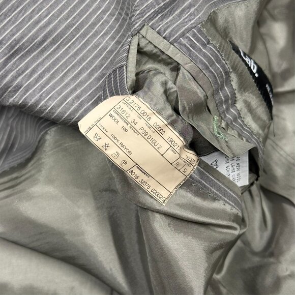 Pal Zileri Suit LAB Grey Striped 2pc Slim Fit Made in Italy Wool 42 R 34x30 - Picture 9 of 13